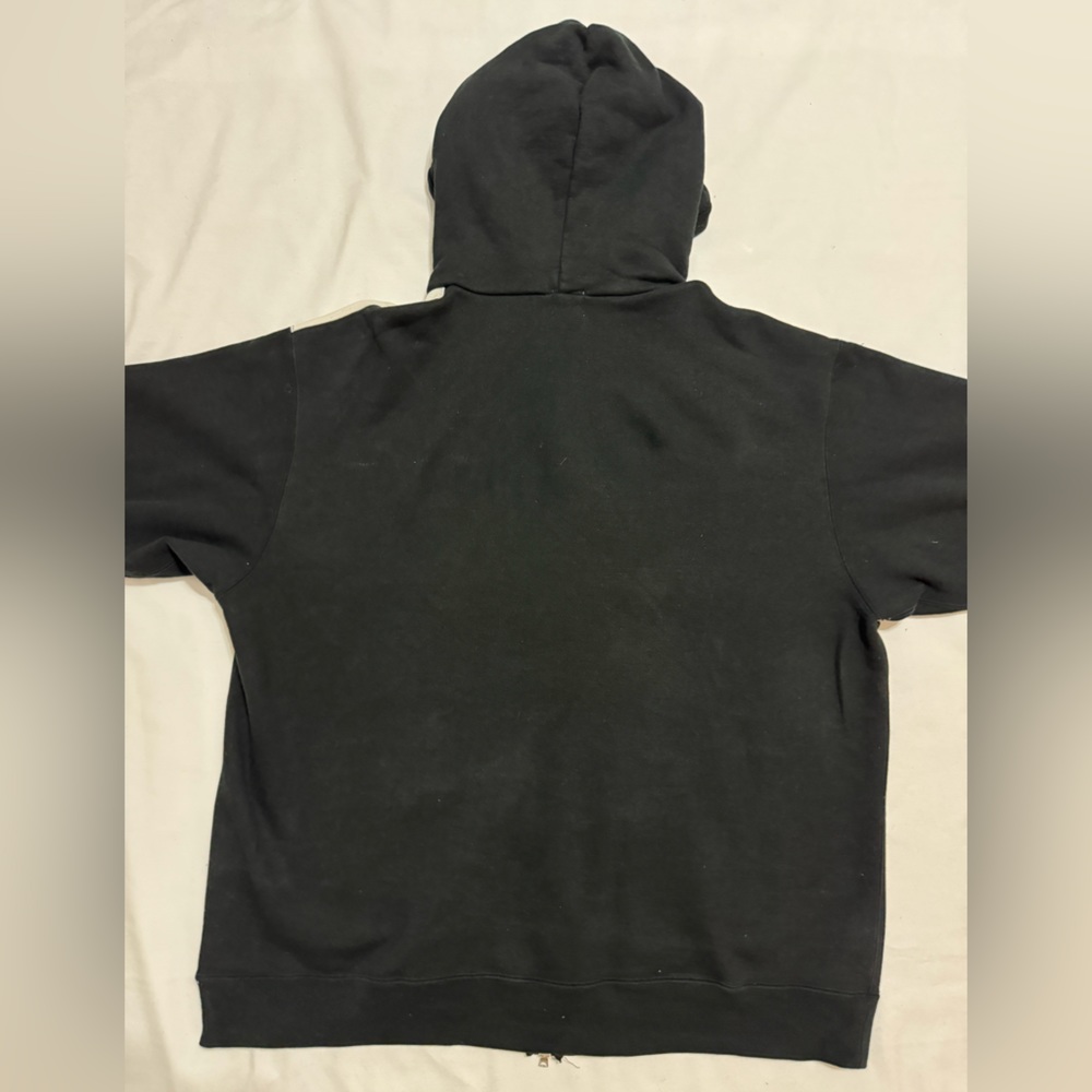 VTG A Bathing Ape BAPE Digital Print Y2K Stars Nigo Parka Zip Hoodie RARE BLACK - Picture 13 of 16